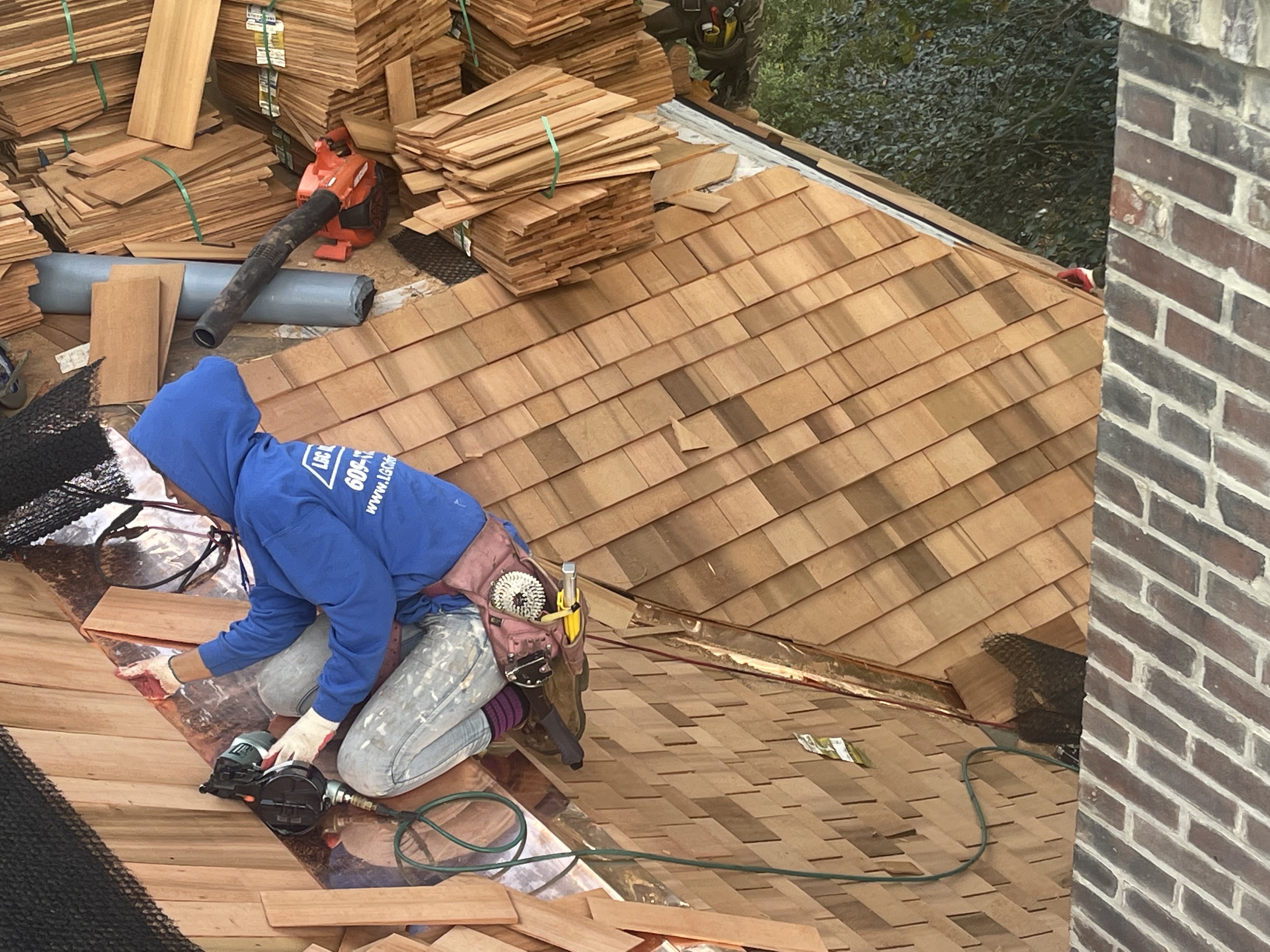 Cedar Shake Roof Restoration in New Jersey